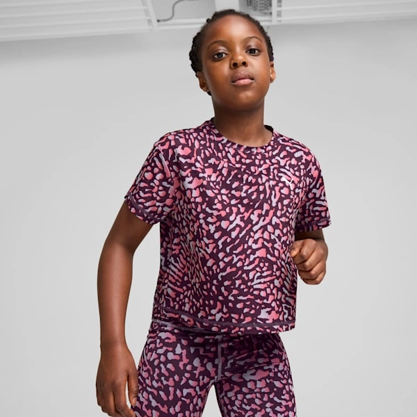 PUMA: TRAIN FAVORITE Tričko pro velké děti – krátký střih, cool design! Děti milují!