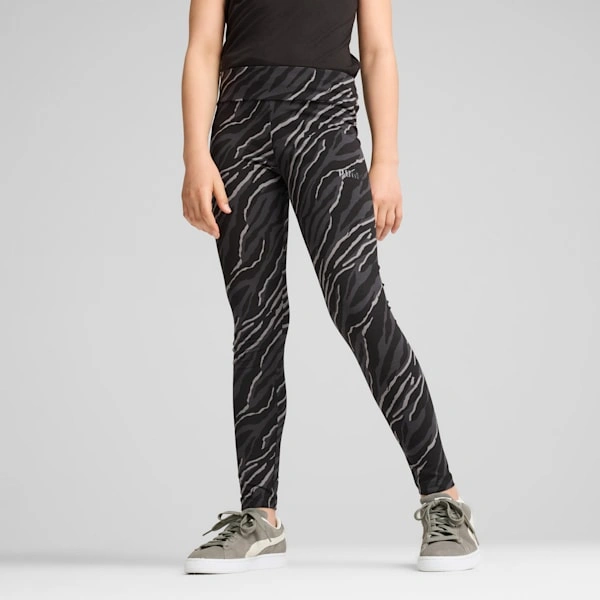 Puma ESS+ ANIMAL: Legíny pro velké děti – Divoký styl a pohodlí pro malé dobrodruhy!