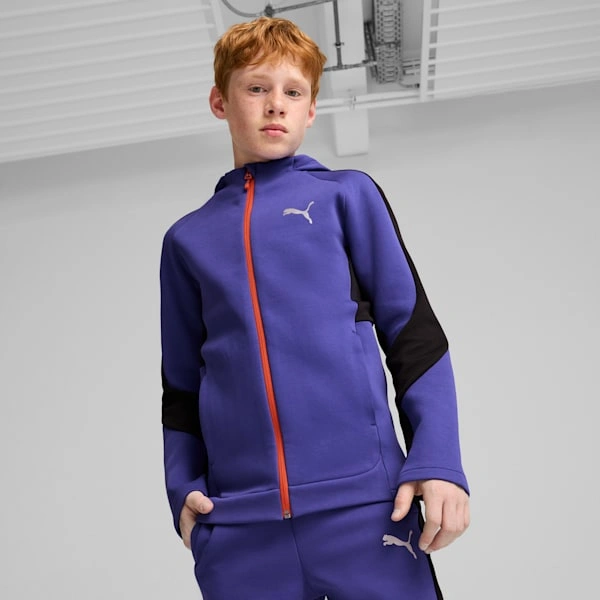 PUMA EVOSTIPE Mikina pro děti Velká velikost Pohodlí a styl